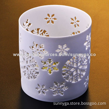 Ceramic Candle Holder, OEM Services Provided